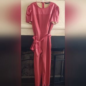 Red New York & Company jumpsuit, size XL